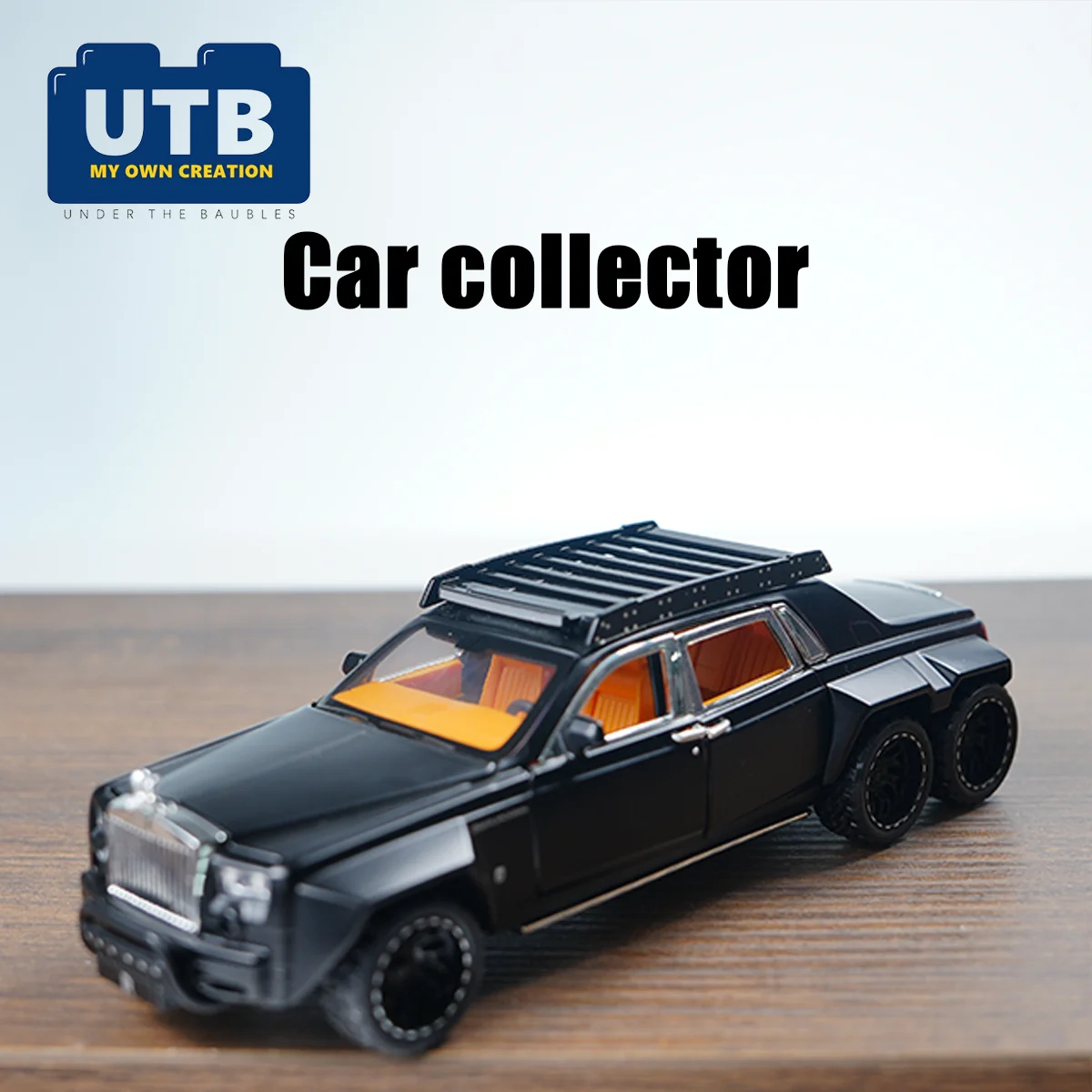 1:32 Six-Wheel Luxury Alloy Car Model (Black/White/Military Green Mixed)! Can Open the Door + Pull Back Sprint, Lighting and Sound Effects Are Full of Atmosphere, the Body Comes with 3 Button Batteries, Play / Collection / All-Round Gift Giving, Must-Have for Car Fans!!!!