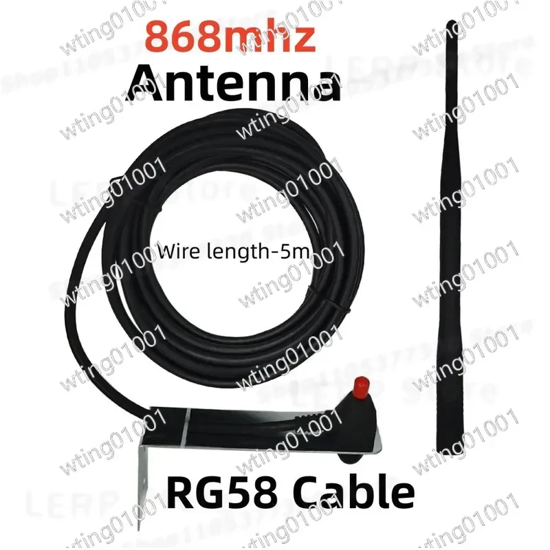 for RG58 433MHz Outdoor Waterproof Antenna 5m Cable Low Loss High Gain 3dBi Universal Replacement