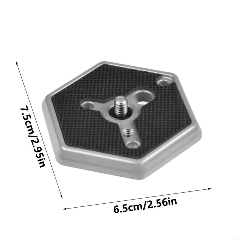 Hexagonale Kamera Schnellverkaufssystemplatte professionelle Stativmontage
