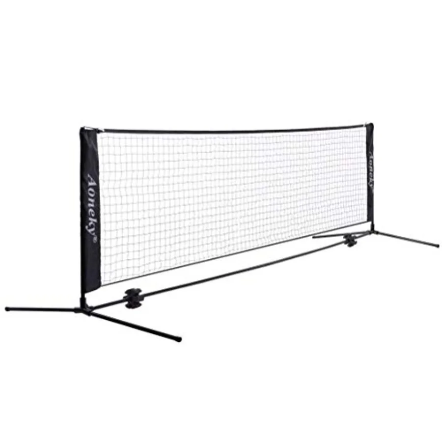 

Mini Portable Tennis Net for Driveway - Soccer Tennis Net - Pickleball Net