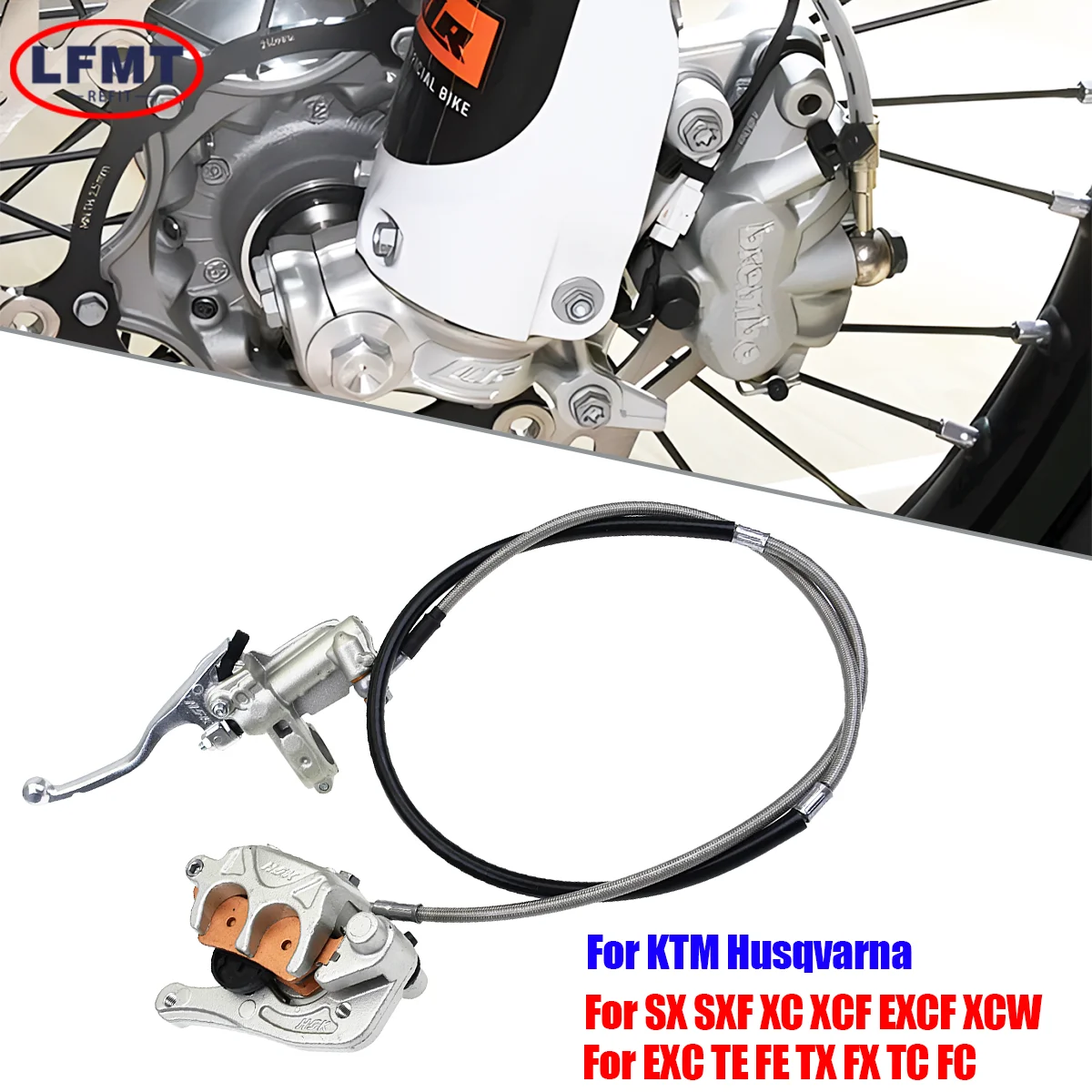 Für KTM XCW XCFW EXC EXCF SX SXF XC XCF TPI Motocross Vorderradbremssattel Hauptzylinder 125 150 250 300 350 450 500 2014–2023