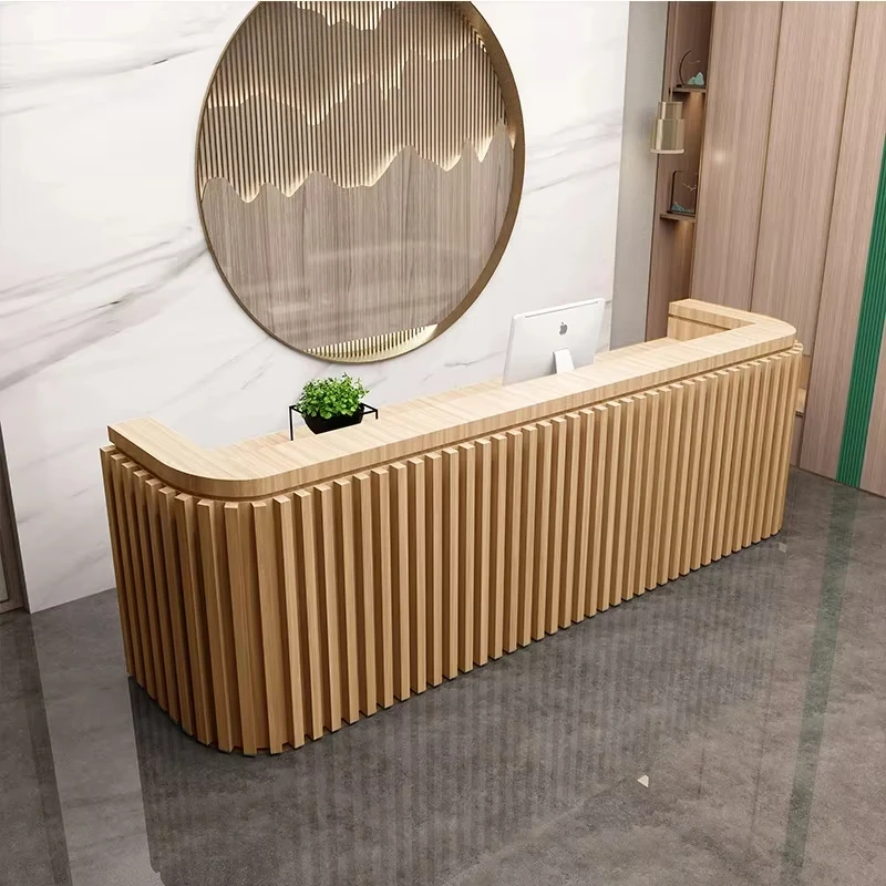 

Luxury Salon Reception Desk Office Check Out Spa Information Nail Simple Reception Desk Modern Bancone Reception Bar Furniture