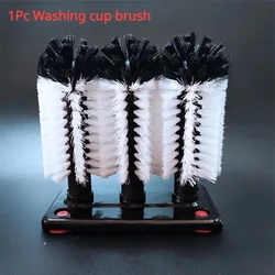 Three headed cup brush, bar specific cup brush, suction cup cup brush, cleaning brush, glass stains, and cup cleaning brush