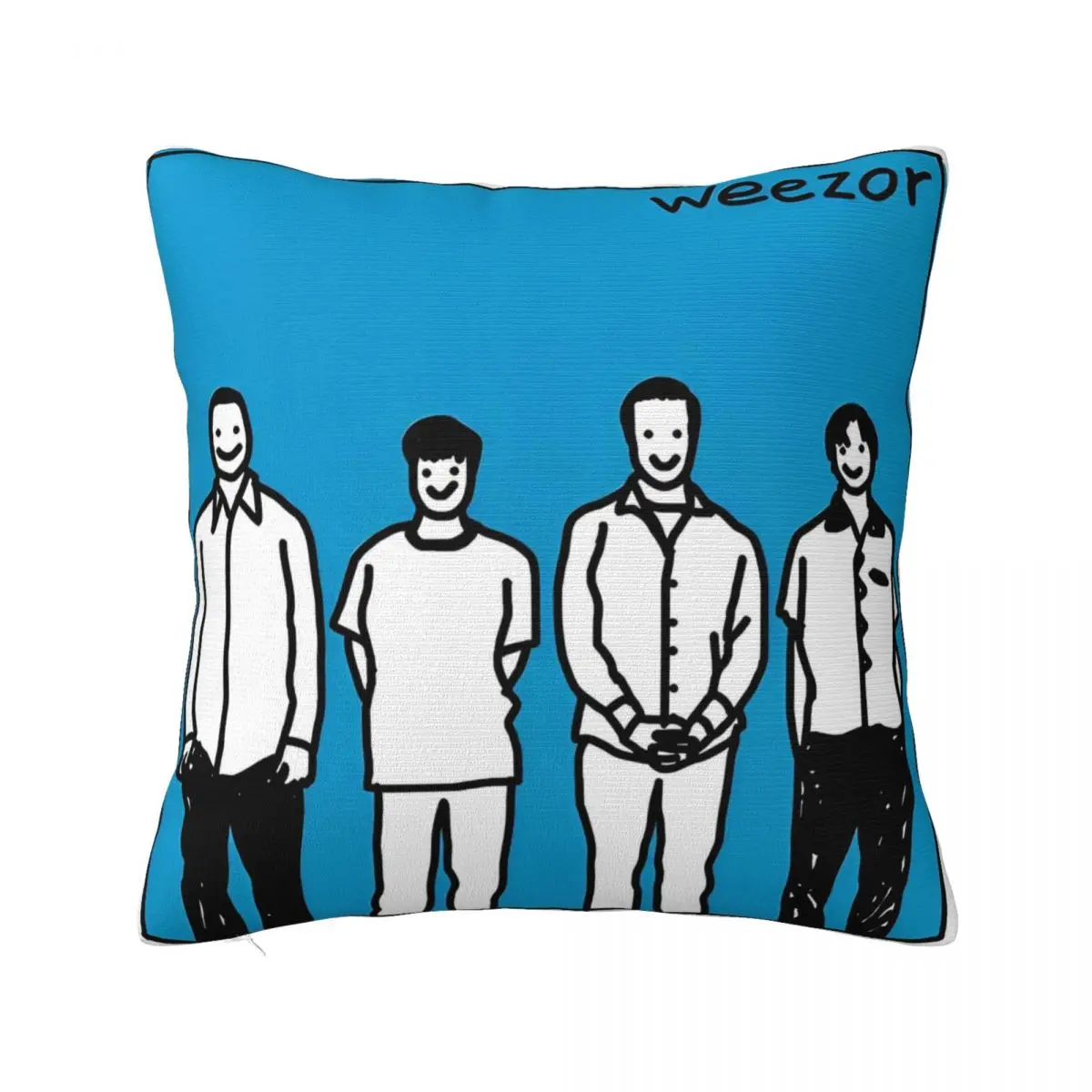 Pillow Cover Weezer Graphic Cushion Cover Kawaii Pillow Case For Office Car Home Decorative Pillowcases