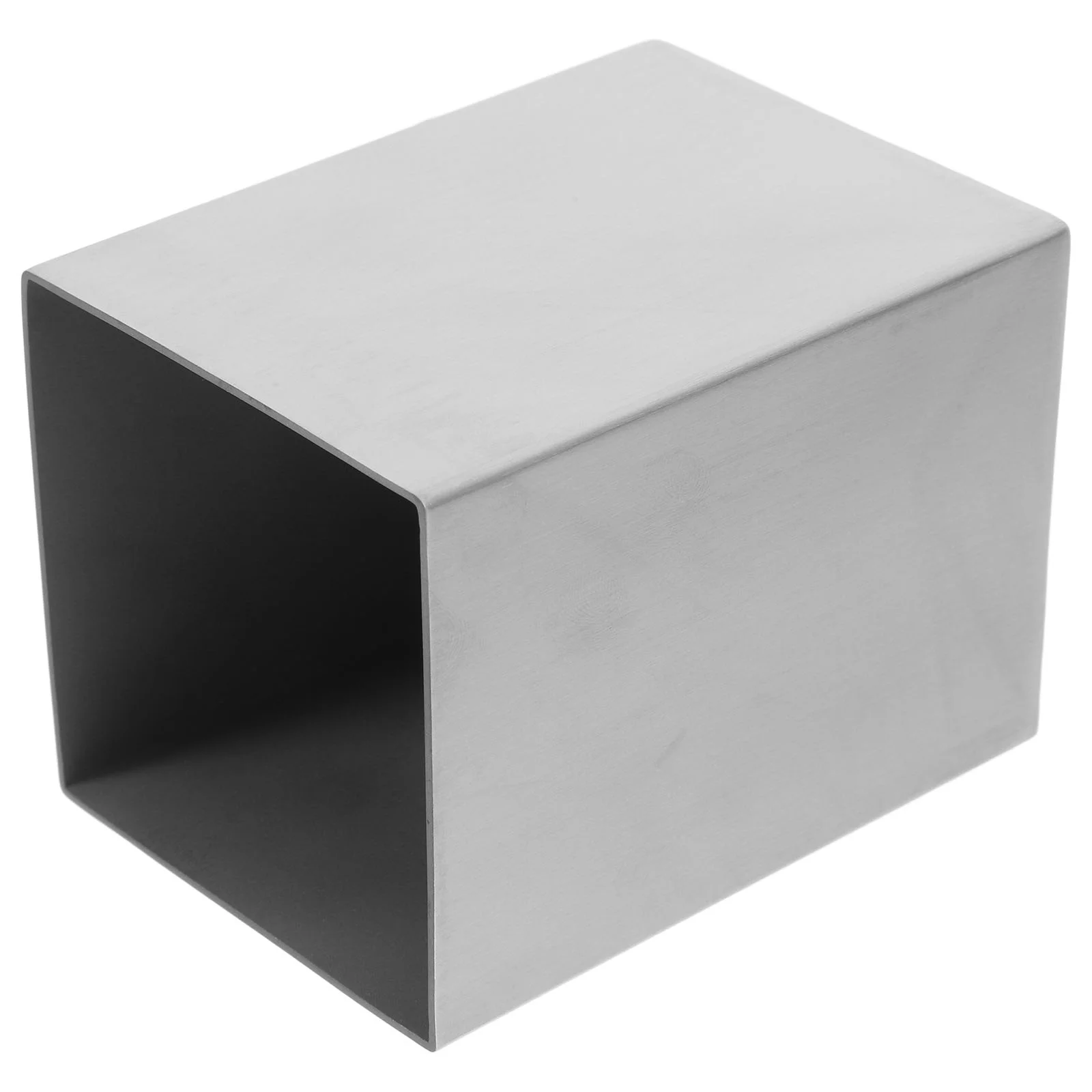 Stainless Steel Square Storage Box Pencil Holder Ceramic Office Cup Bracket Desktop Organizer Marker