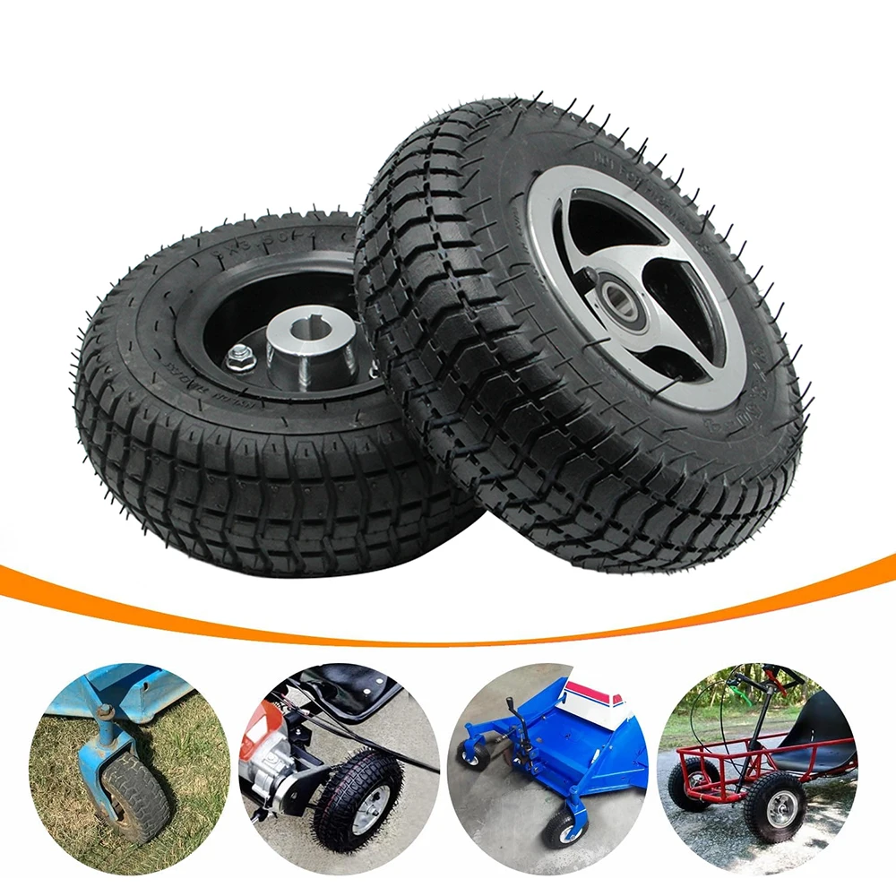 

9x3.50-4 Pneumatic Wheel Tire with Alloy Hub/rim for Electric Tricycle Elderly Electric Scooter Tyre Accessores