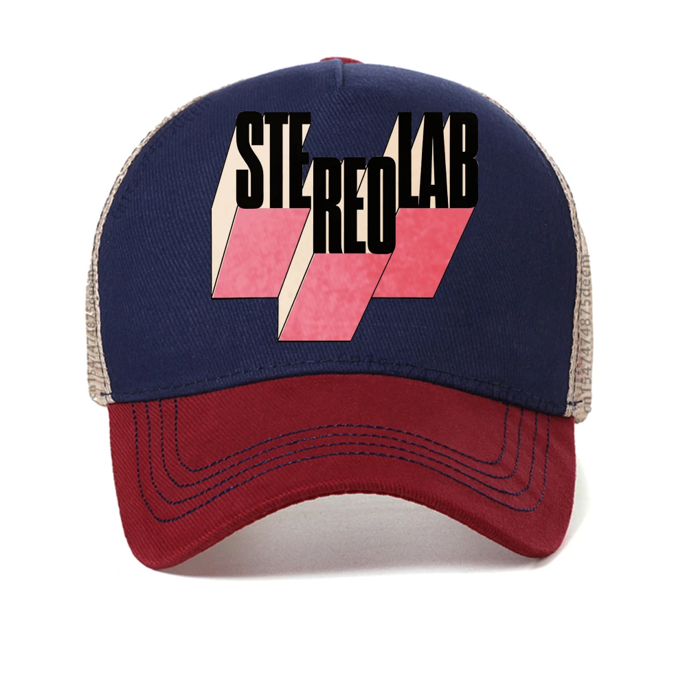 

Stereolab Instant Holograms baseball cap Fashion Casual Unisex Streetwear Hip Hop Snapback caps Summer Breathable mesh sun hats