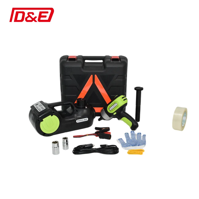 Wholesale Multifunctional Car Version Electro-hydraulic Jack & Electric Wrench Set DC 12V 5T For Car