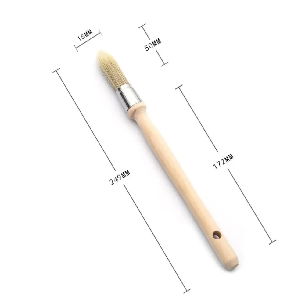 

Gap brush Paint Brush Wooden handle Apply evenly Round head brush Thick bristles Cleaning Tool Wall Brushing Tools Ash Removal