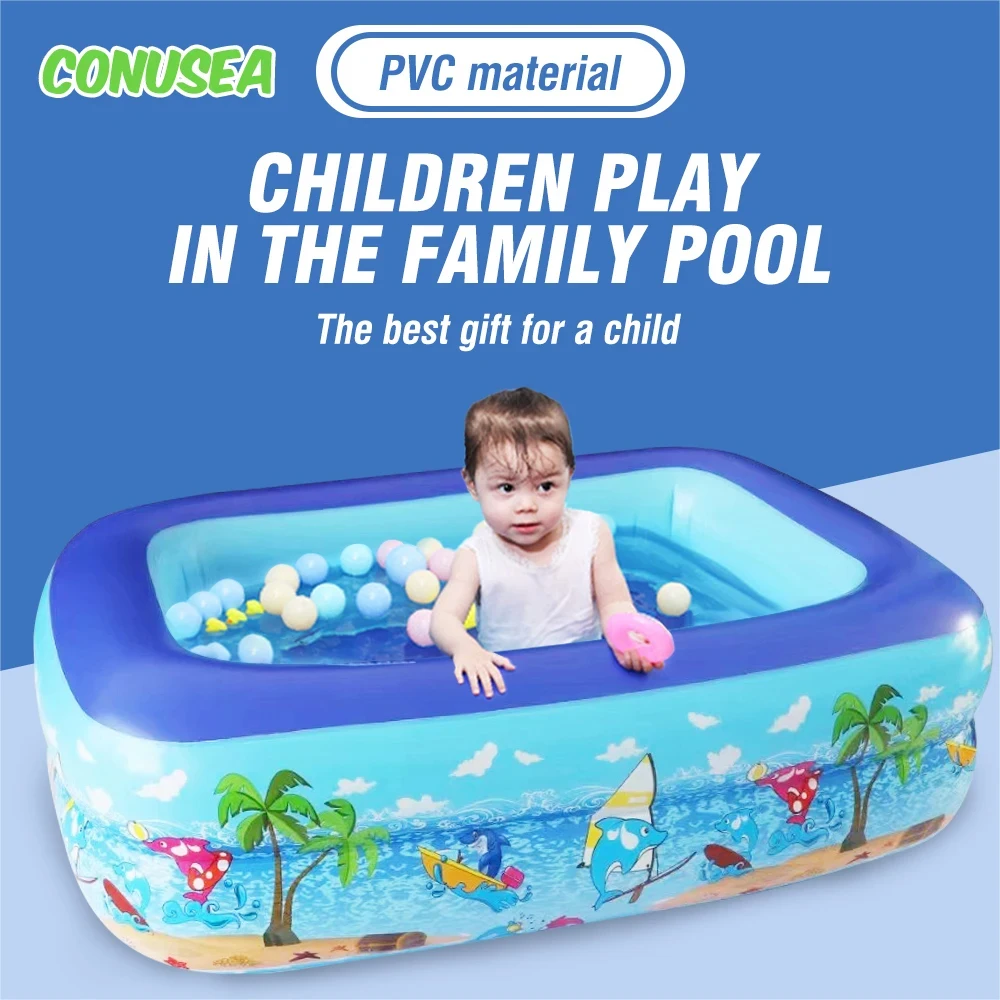 Inflatable Swimming Pool Large Family Pools Adult Children\'s Swimming Pool for Kids Baby Bathtub Summer Outdoor Water Play Toys