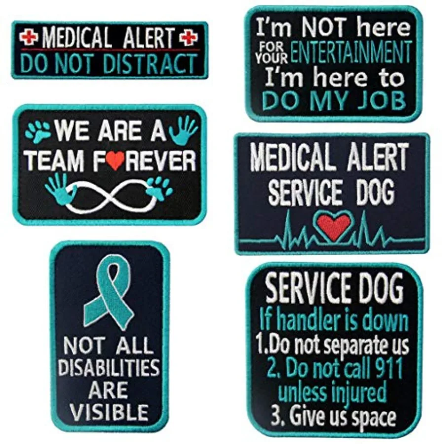 

Медицинская собака не для людей с ограниченными возможностями – видимый жилет с оповещением, ремни, тактическая нашивка для мораля, вышитый значок, застежка-крючок