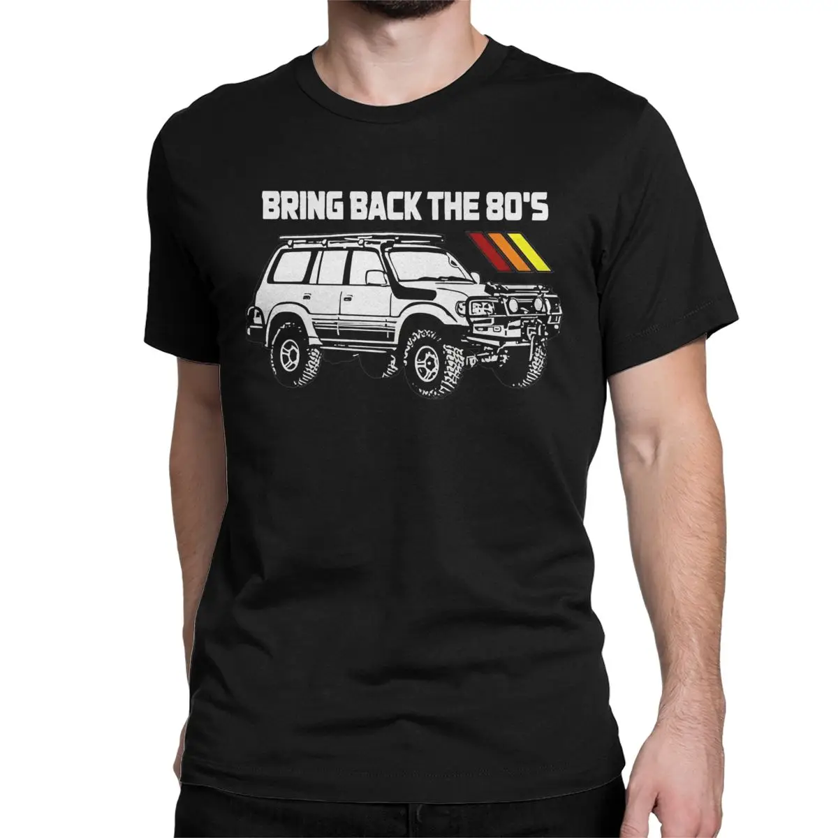 Men Women Land Cruiser Bring Back The 80s T Shirt  Off Road Car Landcruising Adventure Cotton Clothing Casual Tee Shirt T-Shirts