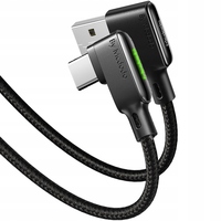 MCDODO ANGULAR CABLE 90 ° USB-C FAST CHARGING BIRD USB TYPE C LED 2M