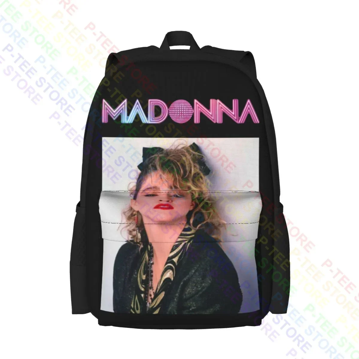 

Madonna 1980S Singer Large Capacity Backpack Travel Creative Eco Friendly Riding Backpack