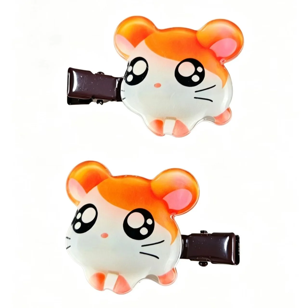 2 PCS Set Hamtaro Bangs Hair Clip Clips Barrette Women Girls Headwear Hair Accessories