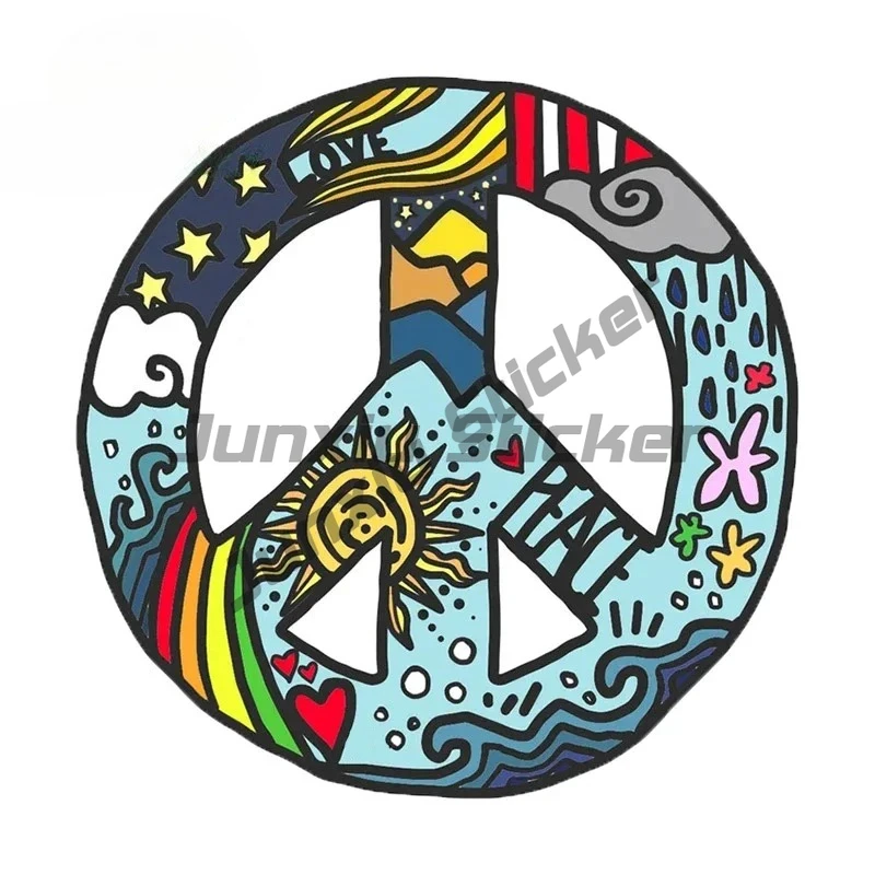 

For Peace Car Stickers Motorcycle Caravan Car Accessoires Decal Surfboard Laptop Waterproof JDM Sticker