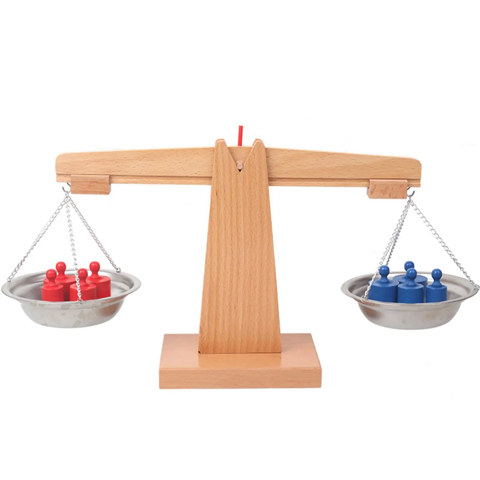 

Counting Toy Montessori Toy Portable Math Balance Balance Game Math Toy for Birthday Gift Bedroom Supplies Household Kids