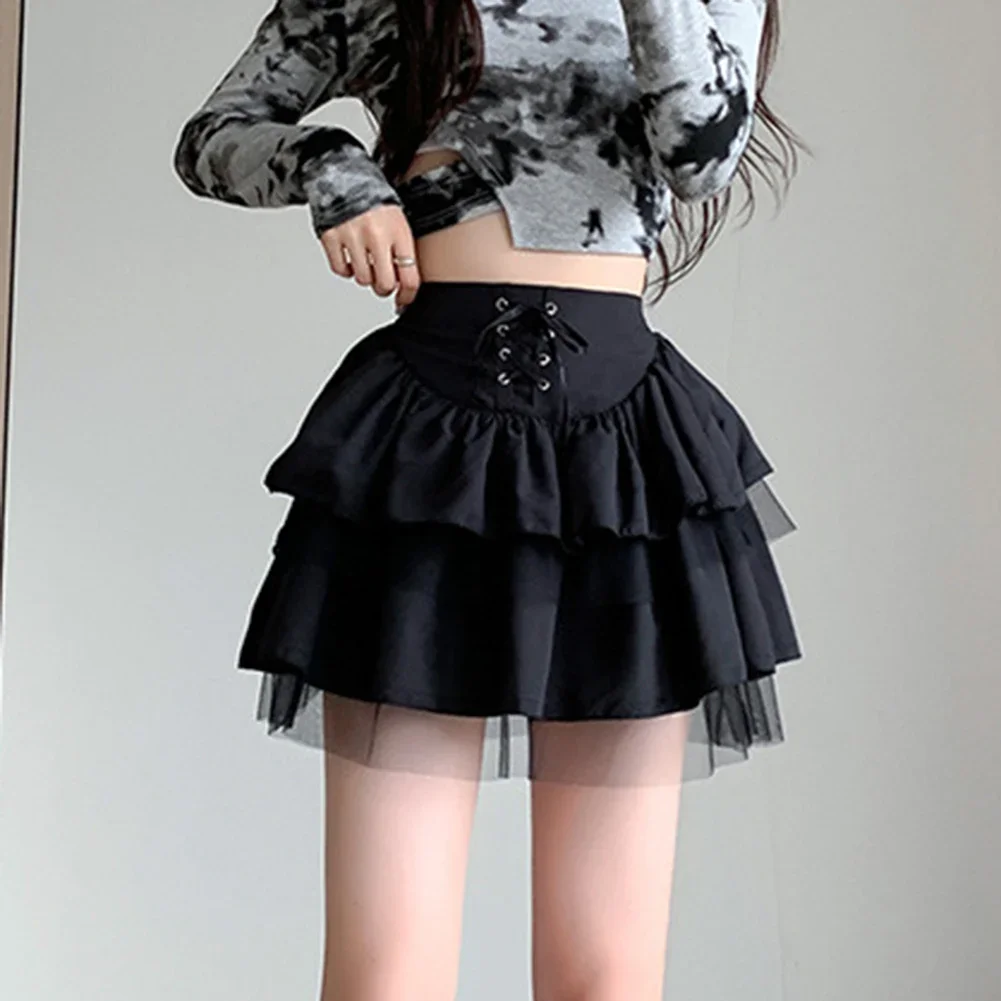 High Waist Skirt Retro Skirt Short Skirt Solid Color All Seasons Brand New Casual Style Daily Wear Microelasticity
