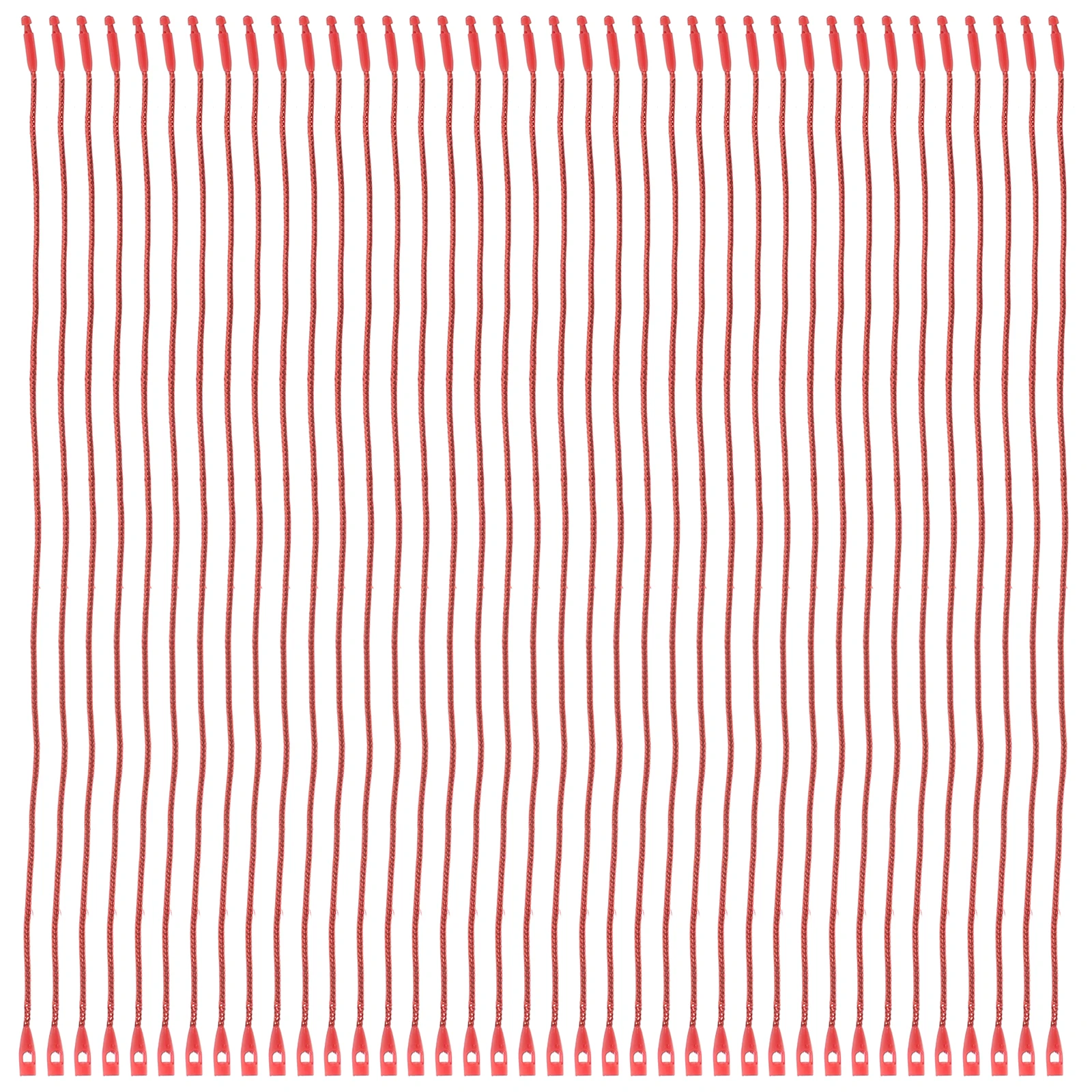 

100pcs Christmas Ball Hanging Ropes Golden 20cm Snap Locking Polypropylene Hooks for Tree Decor Gifts Labels Craft Paper
