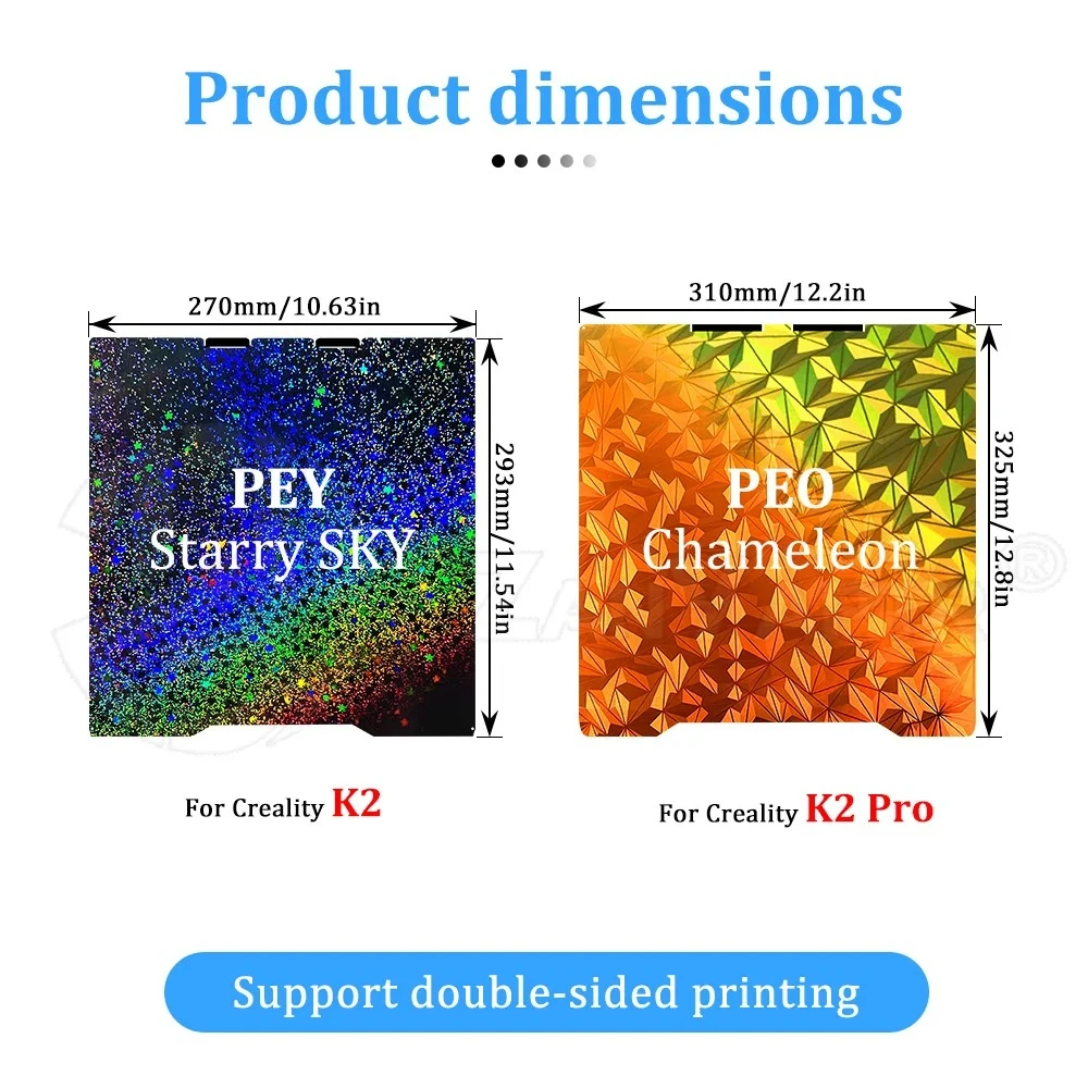 Creality K2/K2 Pro 磁気スプリングスチール - Pei Sheet のレビューと価格