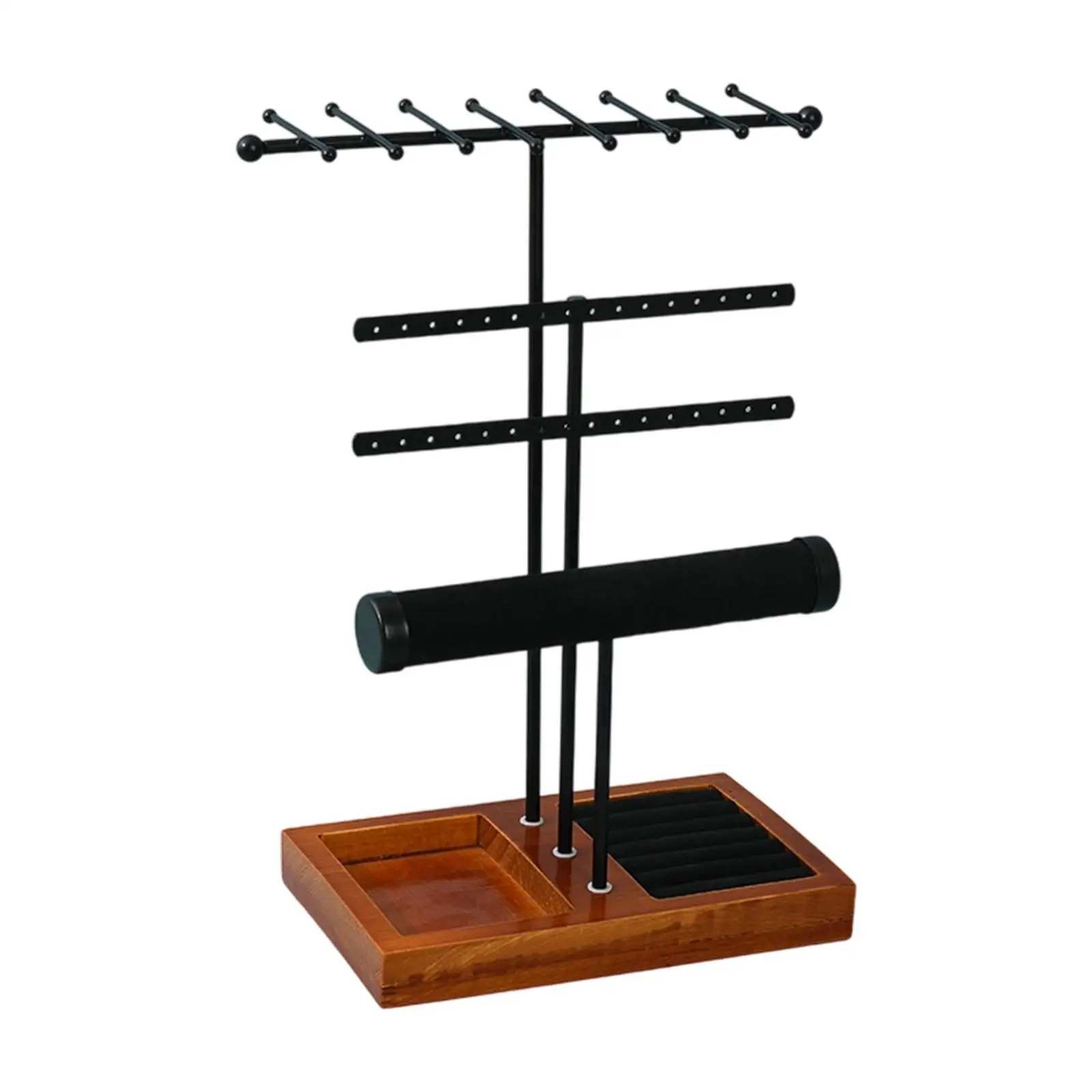 حامل المجوهرات حامل عرض المجوهرات حامل سوار صينية متعدد الوظائف لمتجر الطاولة كونترتوب مضمد #4