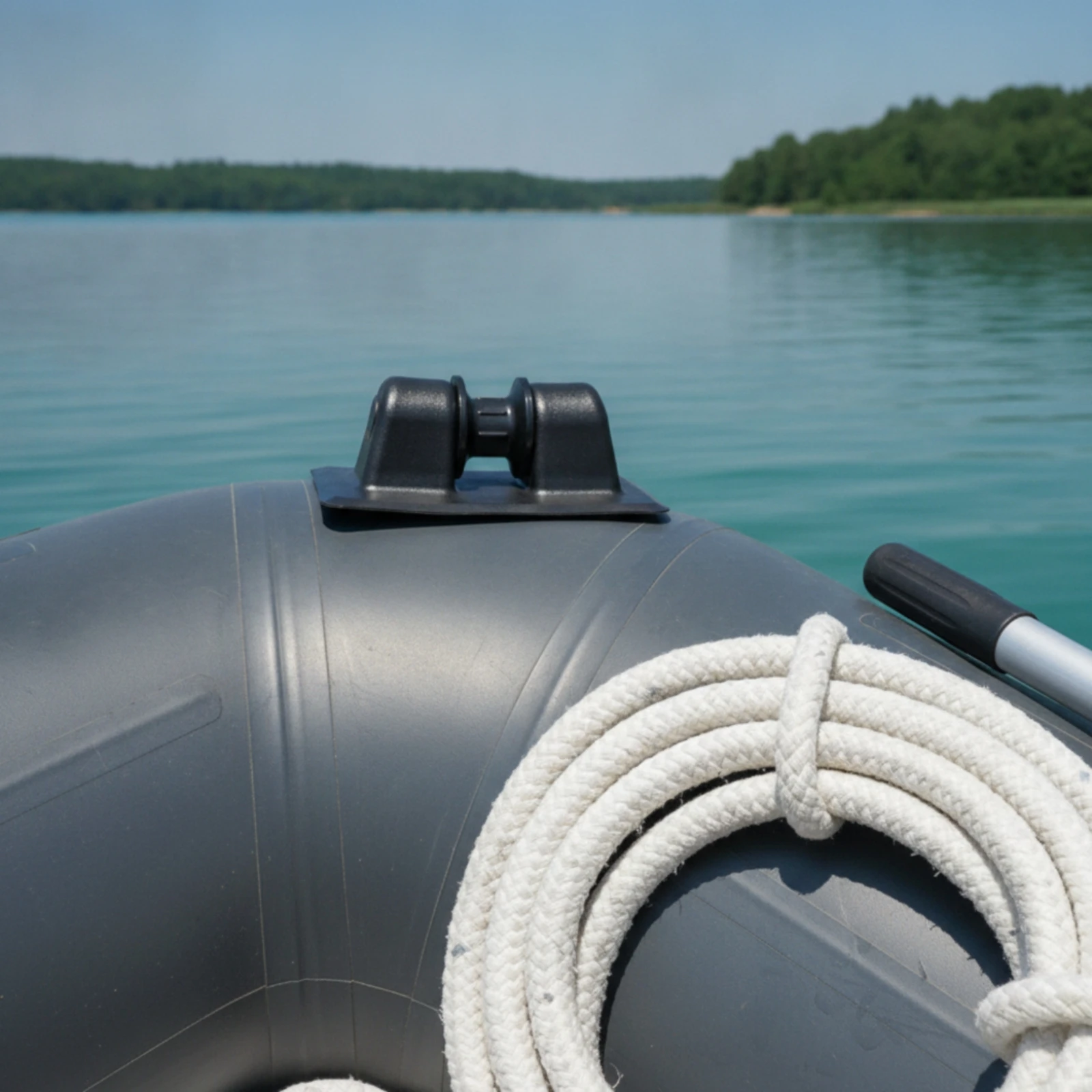 Inflatable Boat Anchor Bracket Black Oar Holder Buckle Kayak Paddle Clip Easy to Install PVC Paddle Clip Mount Long-Lasting
