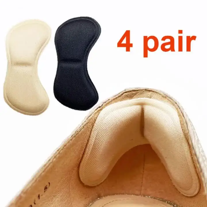 12 Pcs Heel Insoles Patch Pain Relief Anti-wear Cushion Pads Feet Care Heel Protector Adhesive Back Sticker Shoes Insert Insole