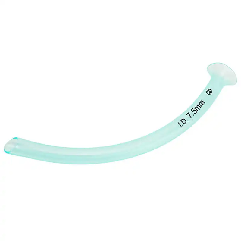 Transparent Nasopharyngeal Airway Tube Disposable Nasopharyngeal Emergency Duct Green Oral Airway