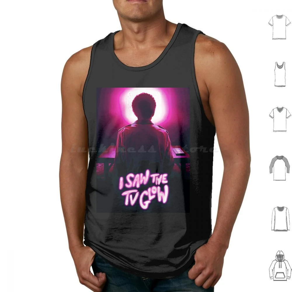 I Saw The Tv Tank Tops Print Cotton Tv Tv Glow Glow I Saw The Tv Glow Horror Thriller Supernatural Mystery