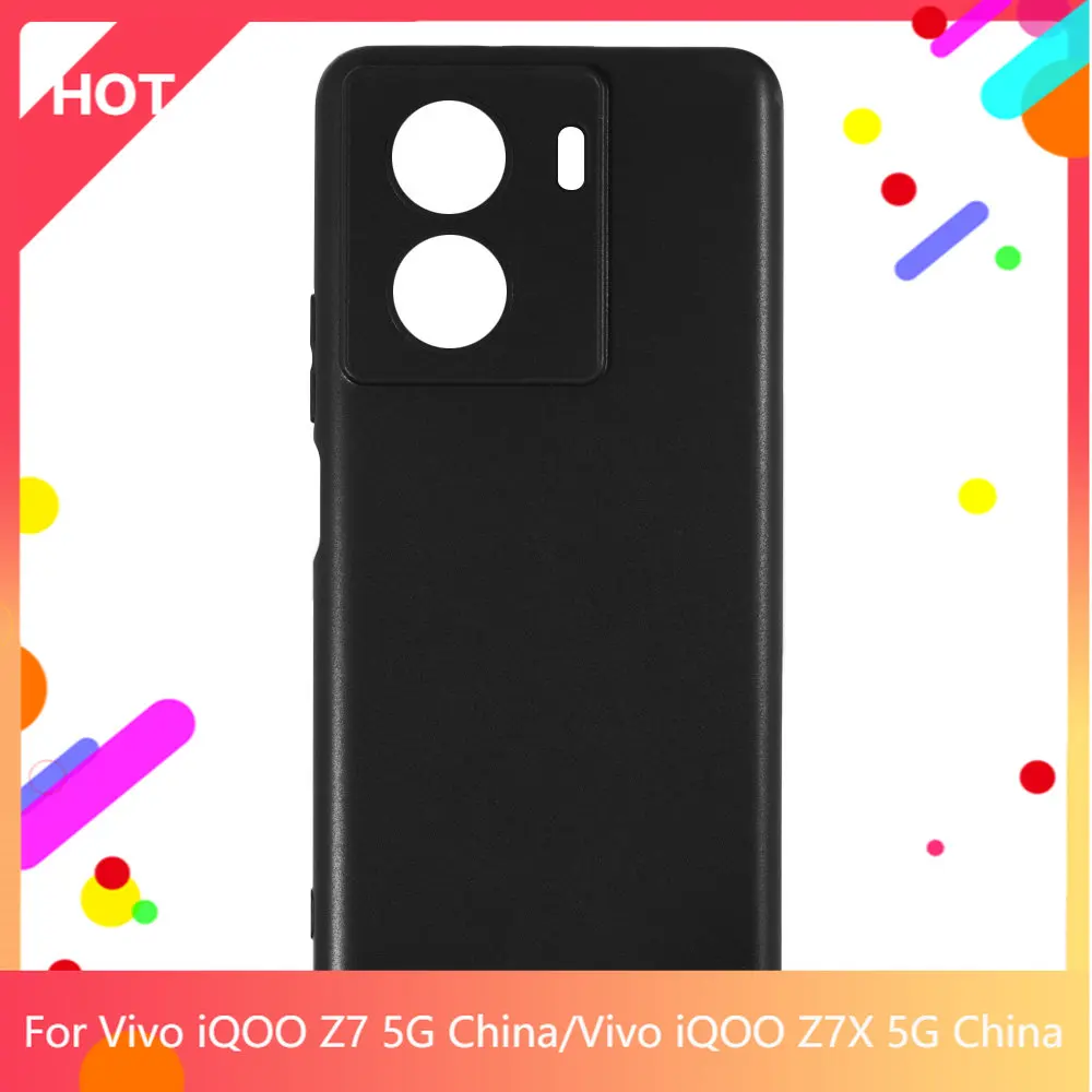 iQOO Z7 5G China Case Matte Soft Silicone TPU Back Cover For Vivo iQOO Z7X 5G China Phone Case Slim shockproo