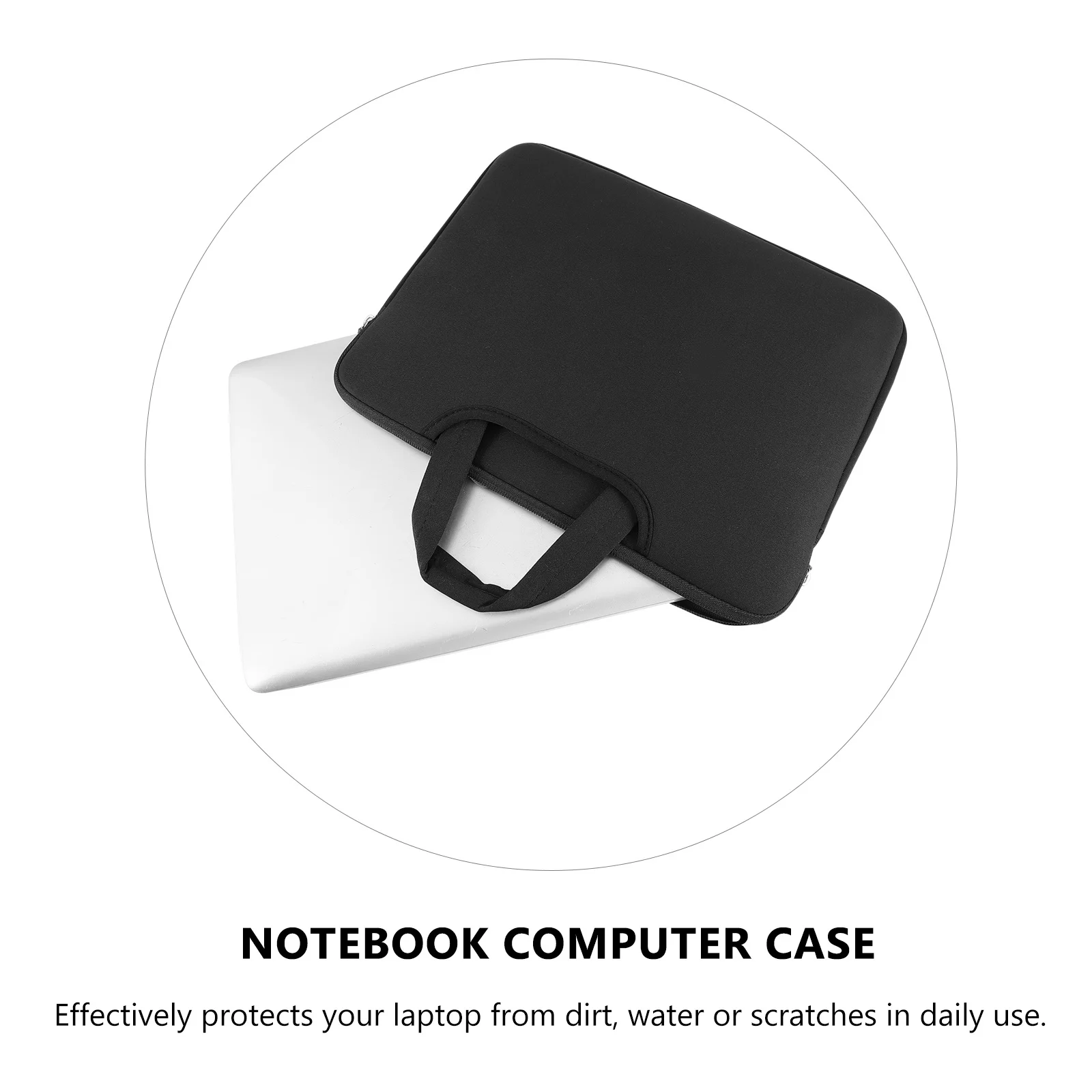 

Business Laptop Briefcase Wear-Resistant Sleeve Handle Comfortable Carrying Bag Compatible Inch Notebook Computer Case