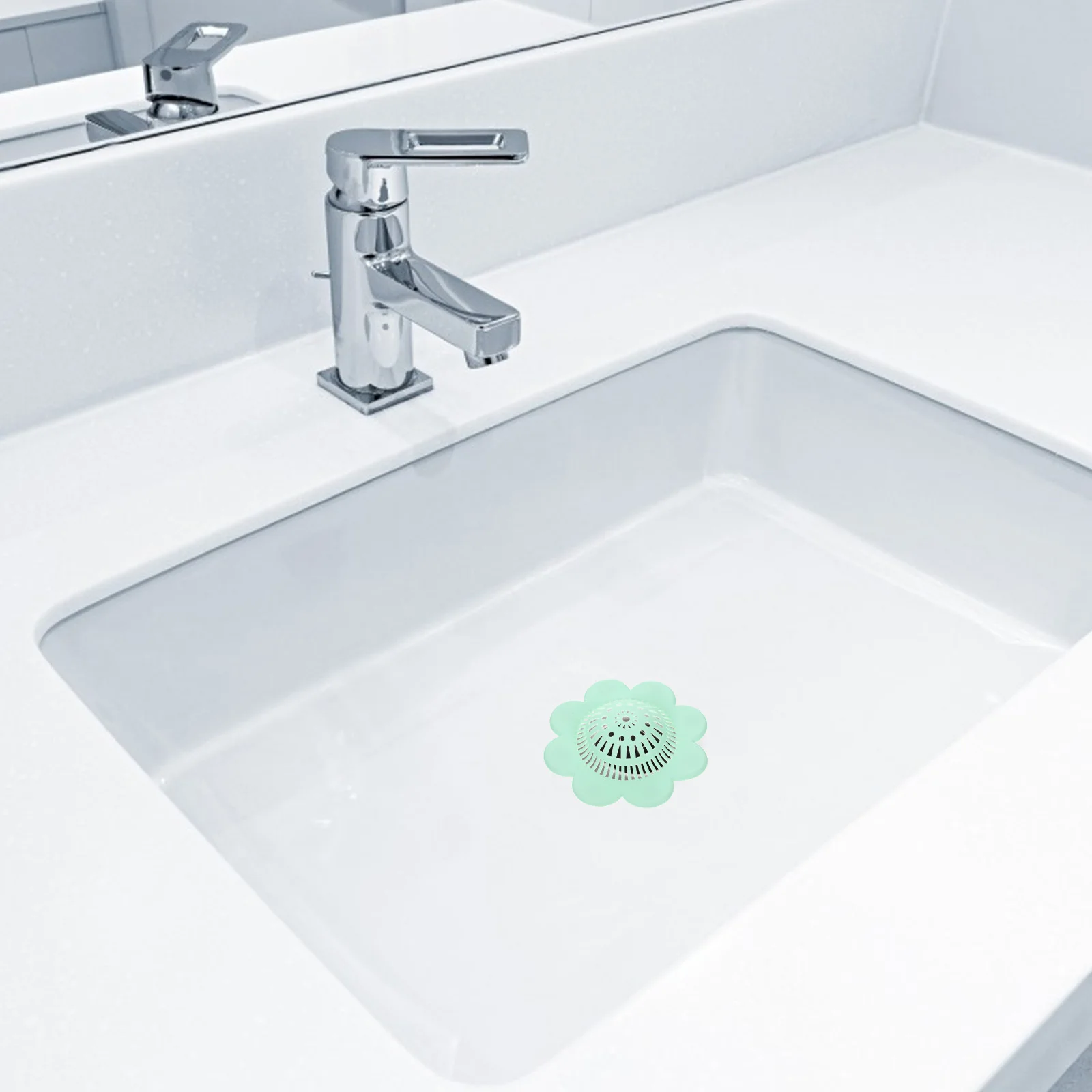 6 قطعة مصفاة حوض المطبخ تصفية واسعة حافة تصميم دائم مرنة عملية للاستخدام المنزلي مصفاة حوض