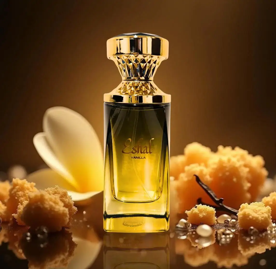 

Eshal Vanilla Unisex Eau de Parfum, 100ml, Warm Gourmand Fragrance for Everyday Sophistication