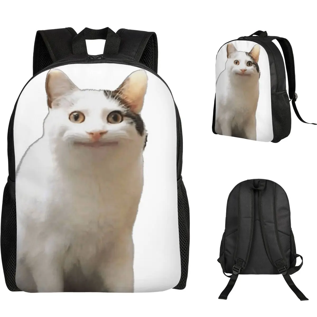 

Рюкзак Beluga Cat Safari для студентов, школьников, мальчиков и девочек, сумка для книг, школьная сумка, сумки через плечо для ноутбуков