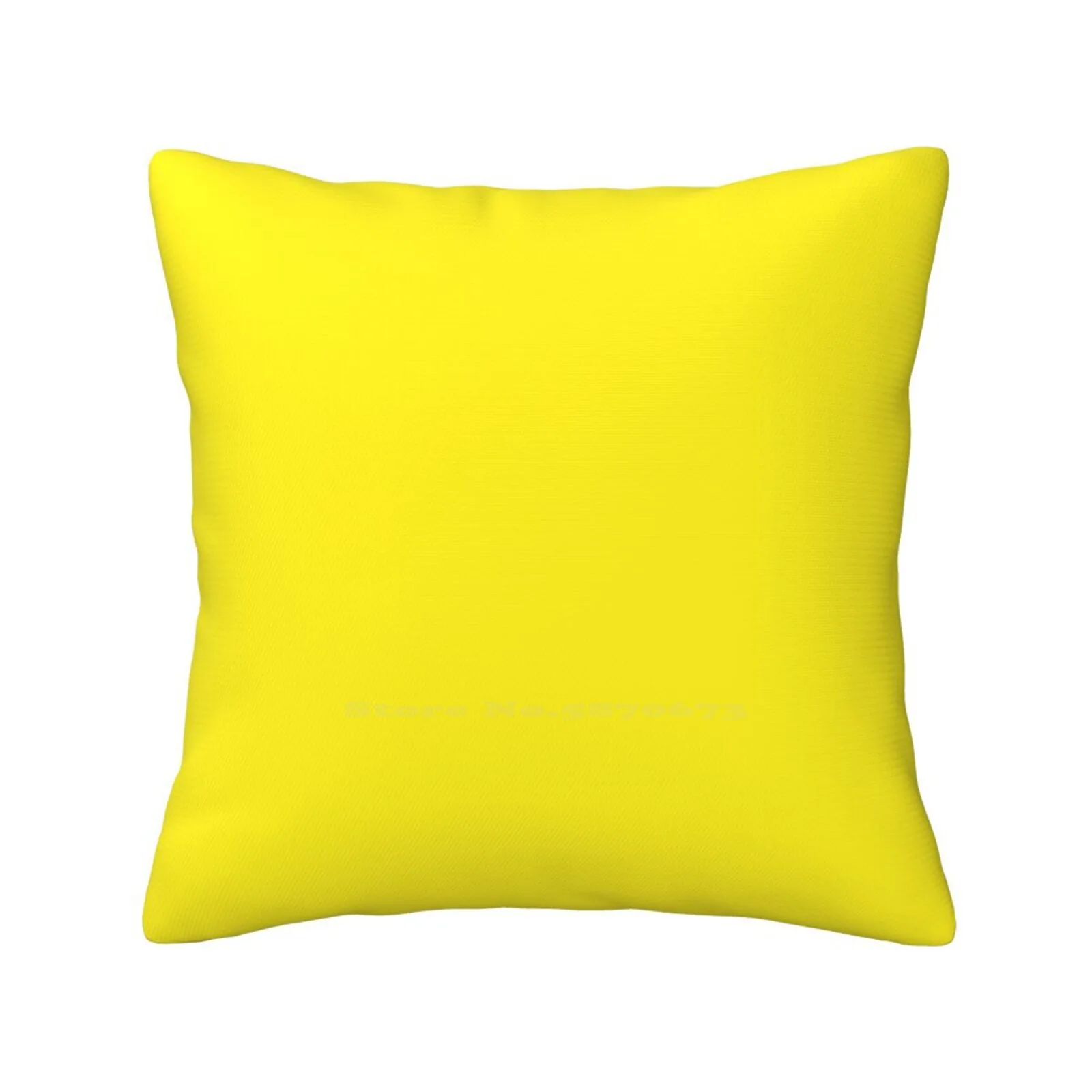 Bright Happy Lemon Yellow Color Solid Plain Pillows Case Bedroom Home Decoration Plain Colour Plain Color Plain Lemon Plain