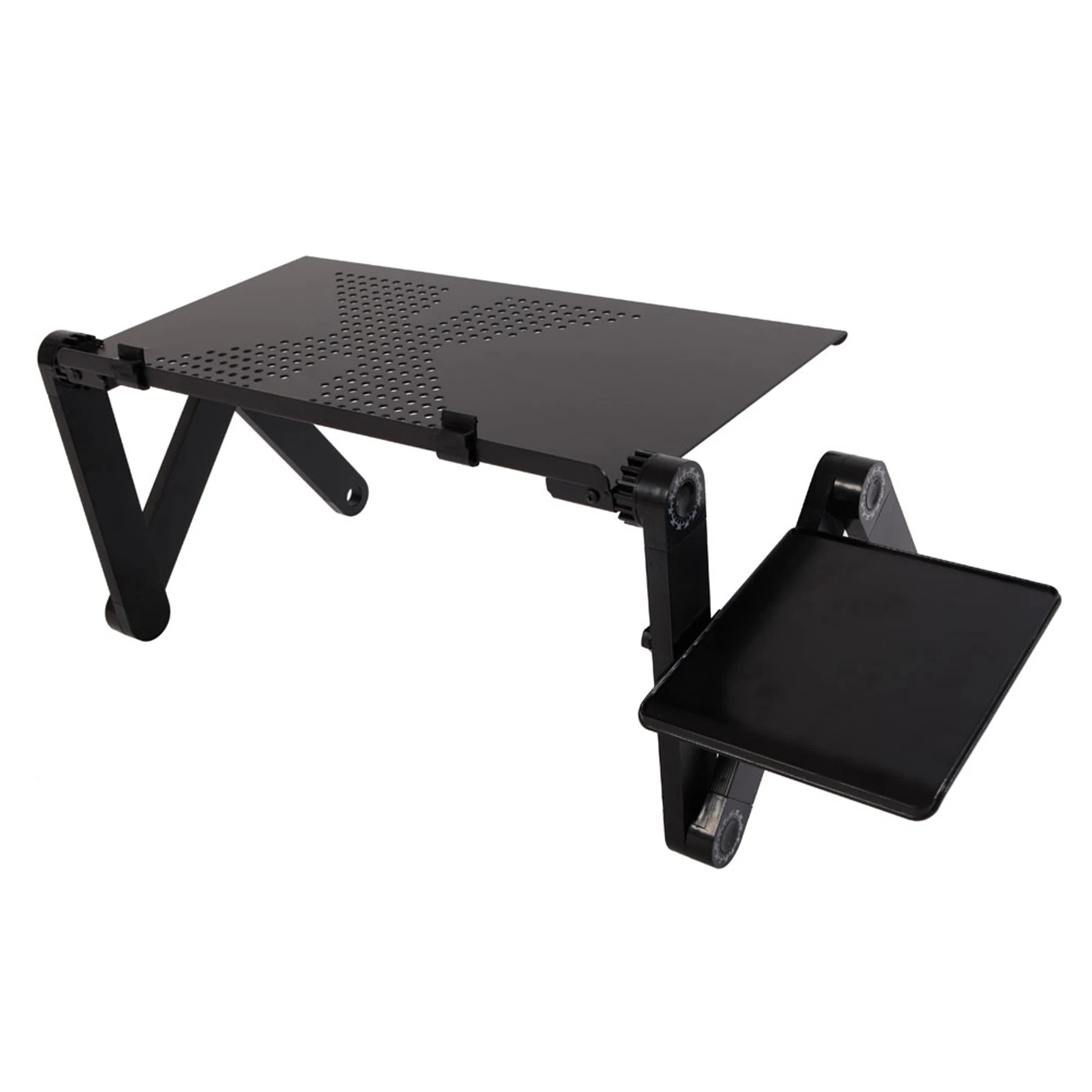 Mesa dobrável montada para uso doméstico, portátil, preto, 48x26cm