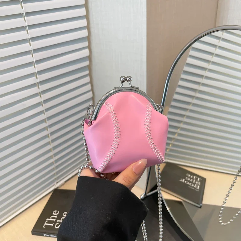 

Повседневная однотонная сумка через плечо с цепочкой из искусственной кожи, новинка 2025, женская сумка через плечо, летняя легкая сумка через плечо для поездок на работу, Bolsos