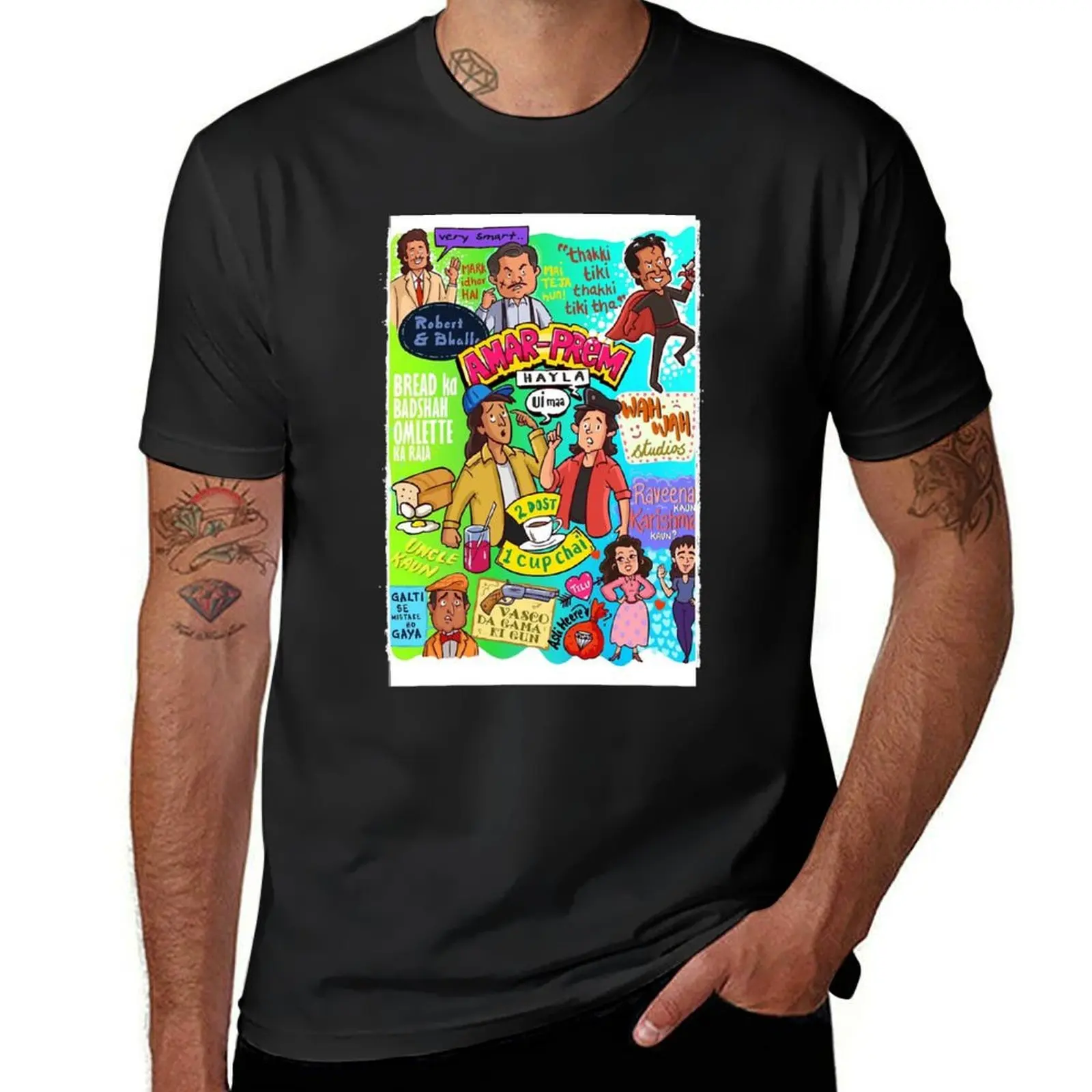 Andaz Apna T-Shirt aesthetic clothes quick drying anime clothes customs t shirts men