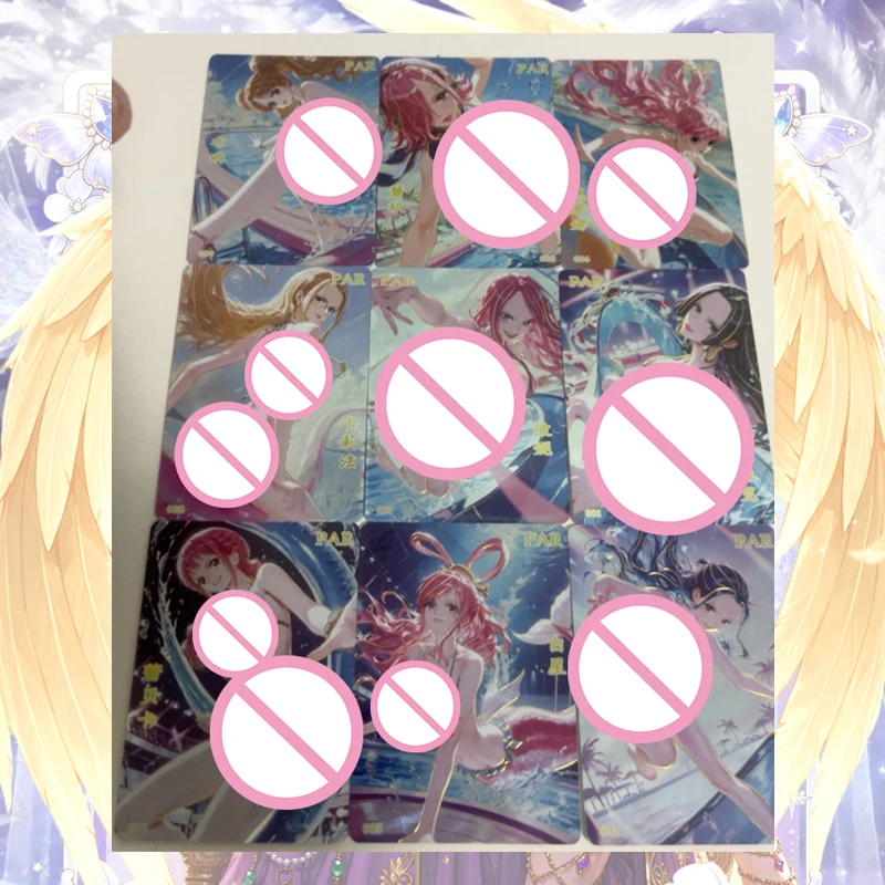 Anime One Piece PAR TSR TAC FBL GA LID Cards Nami Robin Hancock Uta Reiju Shirahoshi Yamato Perona Kalifa Vivi Collection Cards