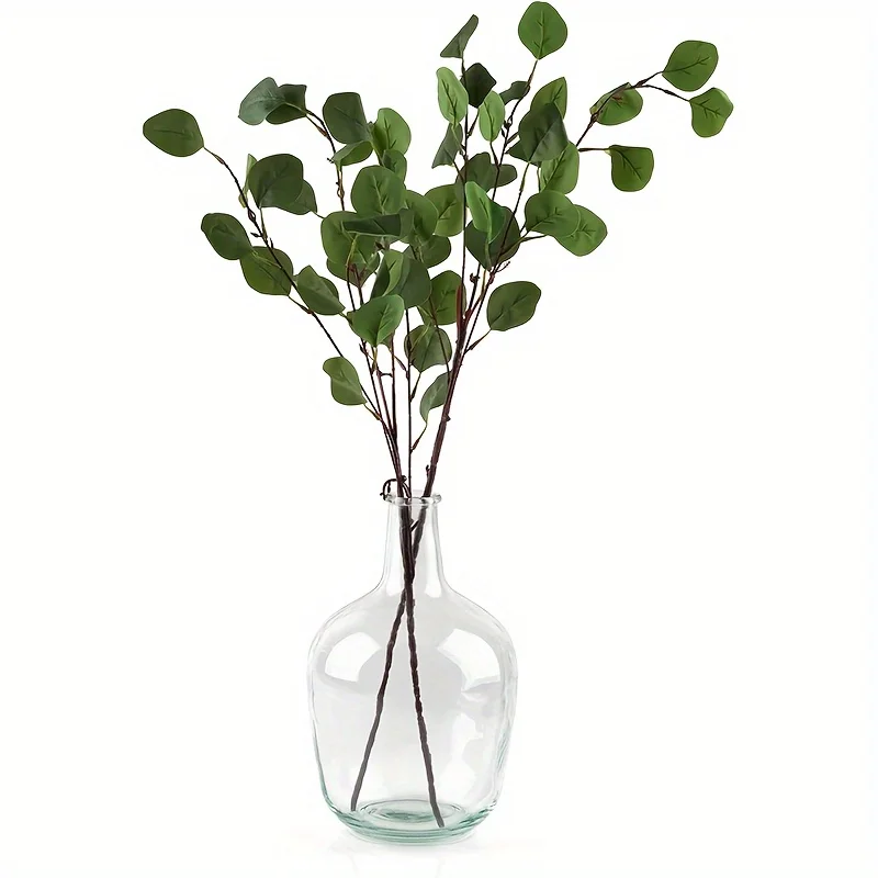 Clear Glass Vase Tall Farmhouse Vase For Branches Glass Vases For Centerpieces In Home Decoration