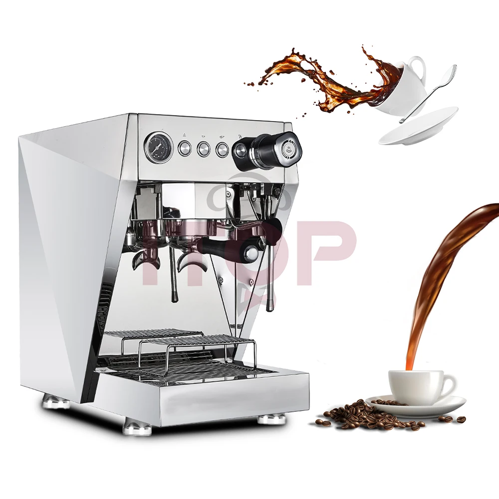 ITOP 9Bar Espresso Coffee Machine American Rotary pump Commercial Heavy Coffee Maker Dual Boilers Cappuccino Latte and Mocha