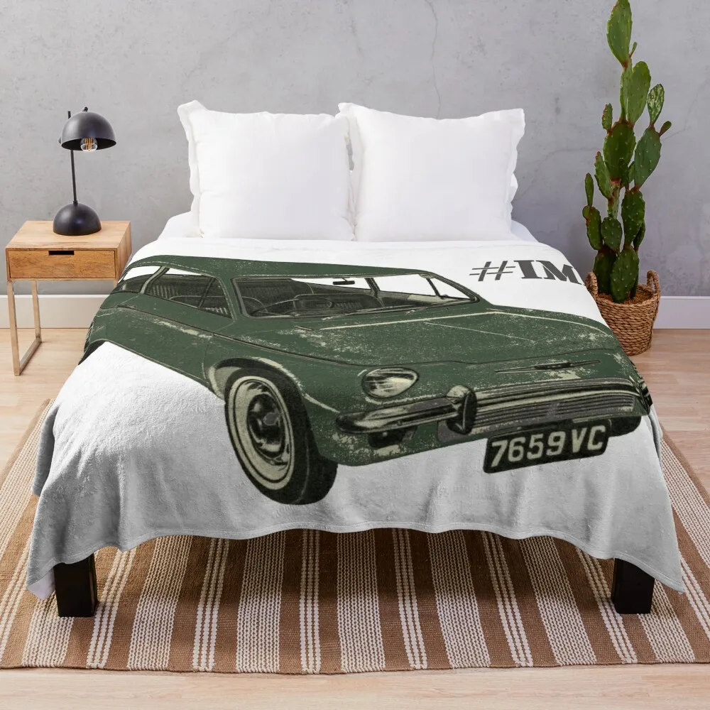 

The Awesome Green Hillman Imp! Throw Blanket Blankets Sofas Of Decoration Camping heavy to sleep Vintage Blankets