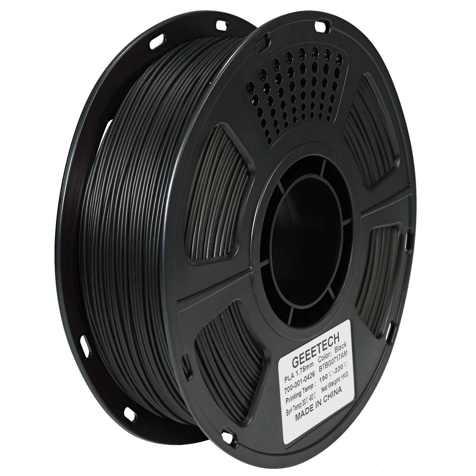 GEEETECH Materiali per Stampa 3D Filamento PLA per Stampante 3D FDM 1 Kg (2,2 libbre) Confezione Sottovuoto 1,75mm +-0,03mm