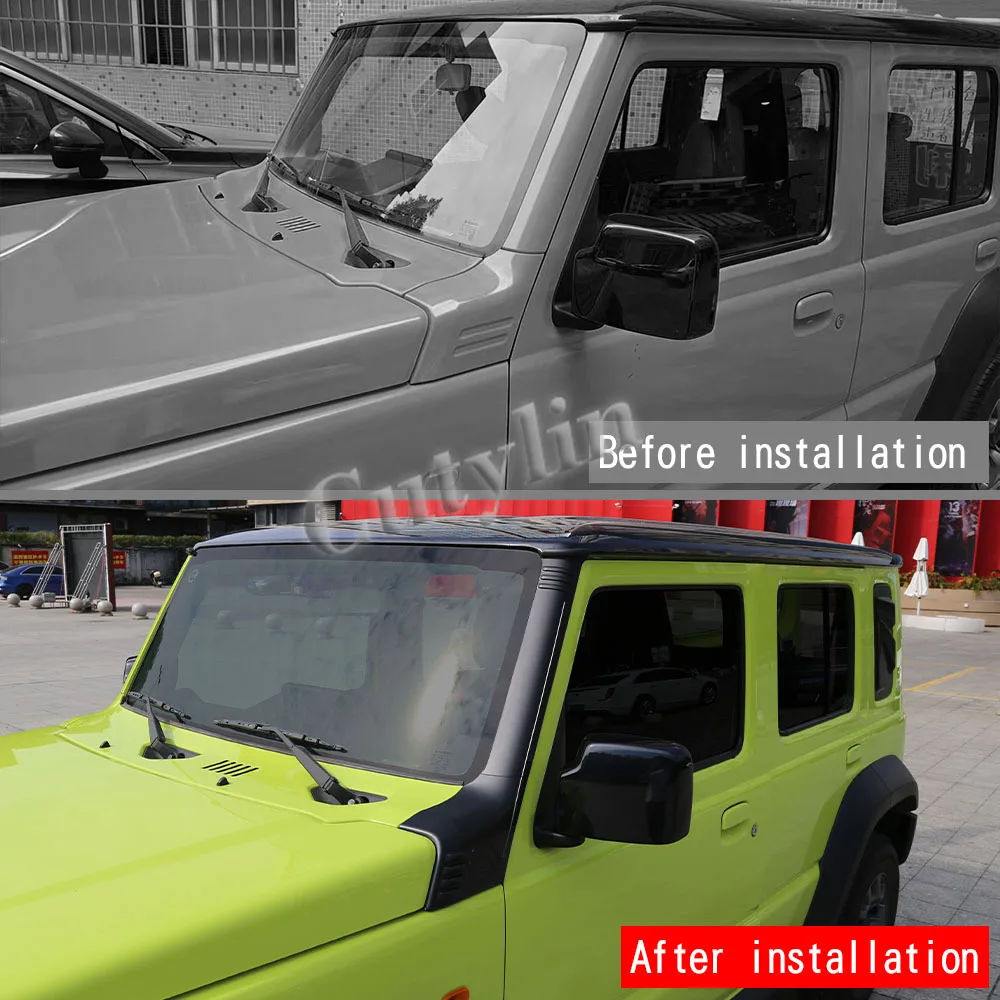 

For SUZUKI Jimny Nomade 2025 2026 ABS Black Matte Car A Pillar Scratch-resistant plate Cover Trim Decoration Car Accessories