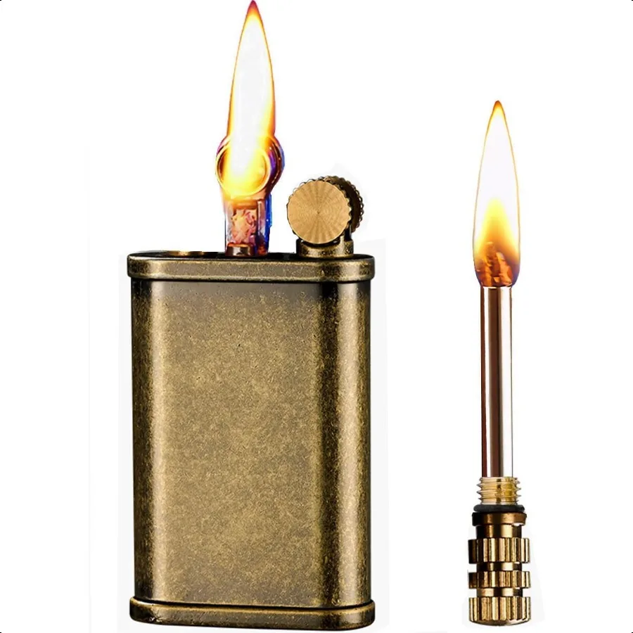 

Зажигалка Matchstick с перманентной спичкой 2 в 1, антикварная керосиновая зажигалка, колесные зажигалки с подъемным рычагом для кемпинга на открытом воздухе Emerg