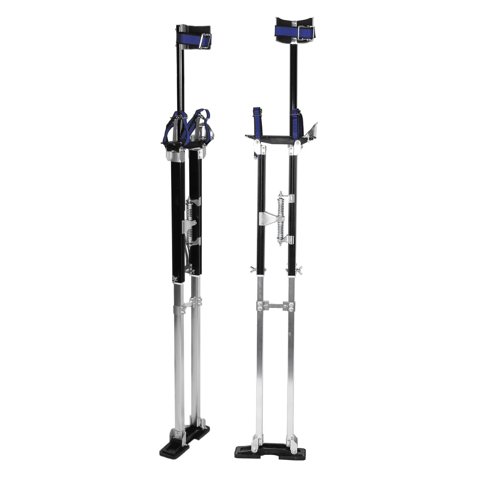 

48-60 Inch Aluminum Alloy Stilts Adjustable Heights Aluminum Painting Tool Stilt for Ceiling Sheetrock Taping Parade Costume