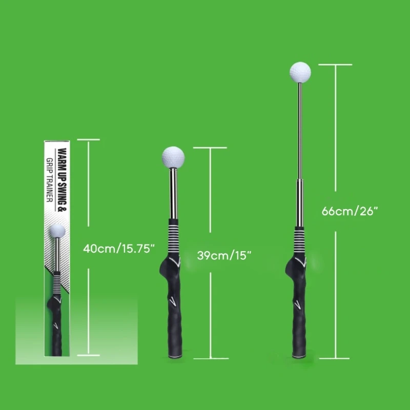 การฝึกอบรมกอล์ฟคลับ Telescopic Golf Swing TRAINER ฝึก DropShipping