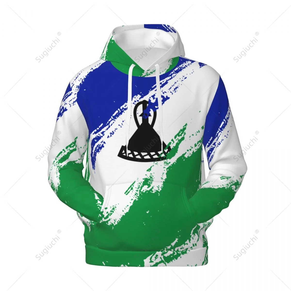 Unisex Lesotho Flag Color Hoodie 3D Men Women Harajuku Sweatshirt Pullover Hoodies Polyester Casual