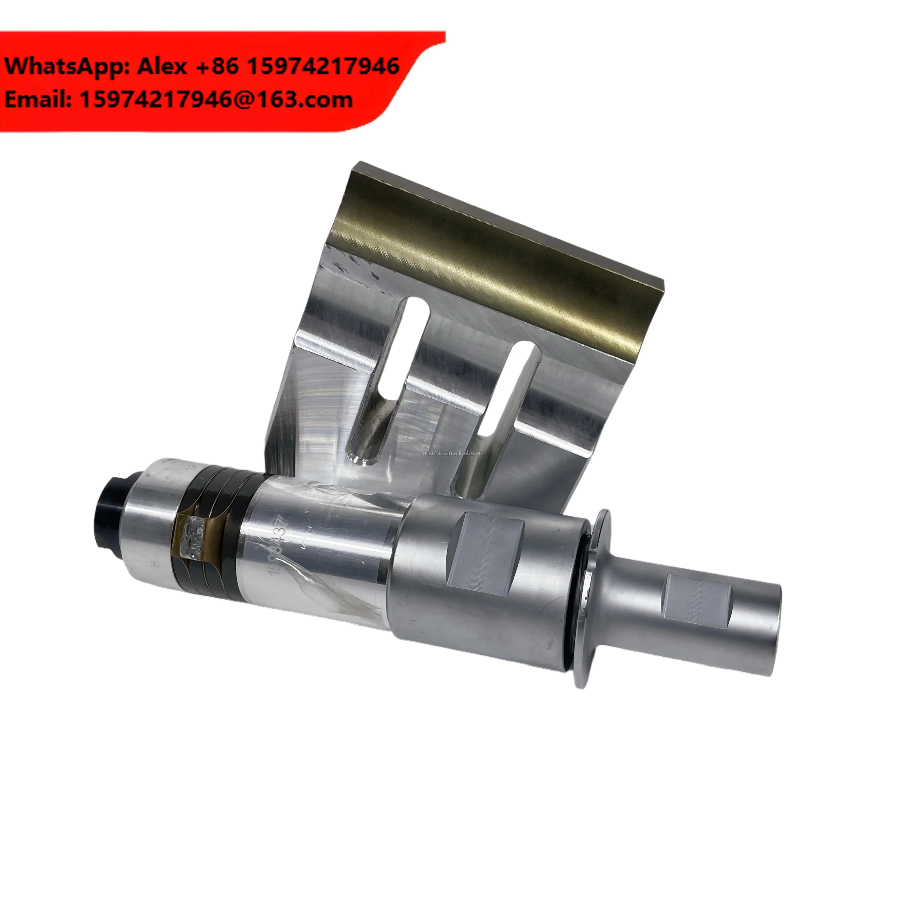 Industrial Grade Ultrasonic Welding Transducer 20kHZ Aluminum Horn For Paper Cup Plant