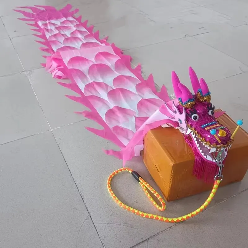 Jouet de danse Dragon coloré pour enfants, 4 mètres, accessoire de spectacle de Festival, Culture chinoise, pratique en plein air